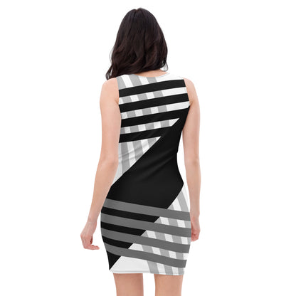 Stripes Bodycon dress