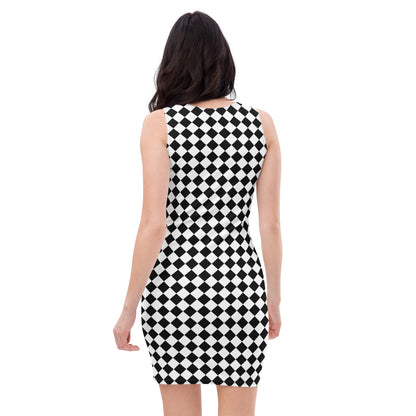 Checker Bodycon dress