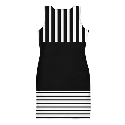 Black and White Bodycon dress