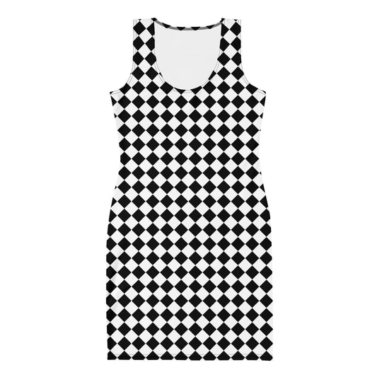 Checker Bodycon dress