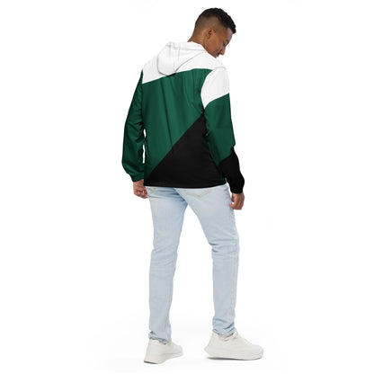 Green Wave Men's Windbreaker