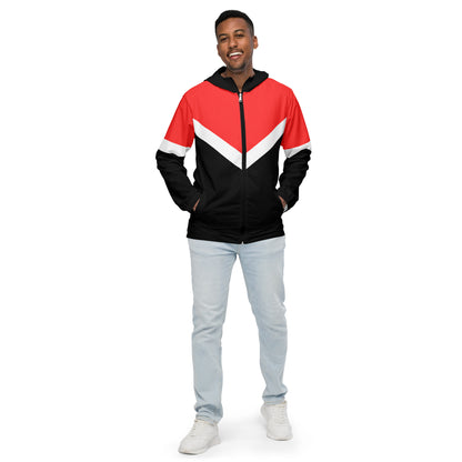 Orange Split Men’s windbreaker