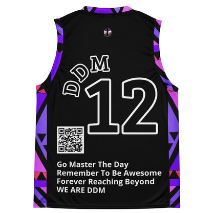 DDM's Hashtags Unisex Basketball Jersey