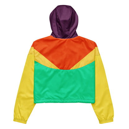 "RETRO" Women’s cropped windbreaker