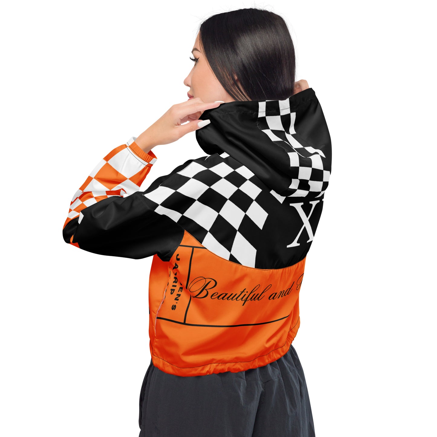 Raceway Women’s cropped windbreaker