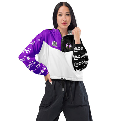 Purpose Women’s cropped windbreaker