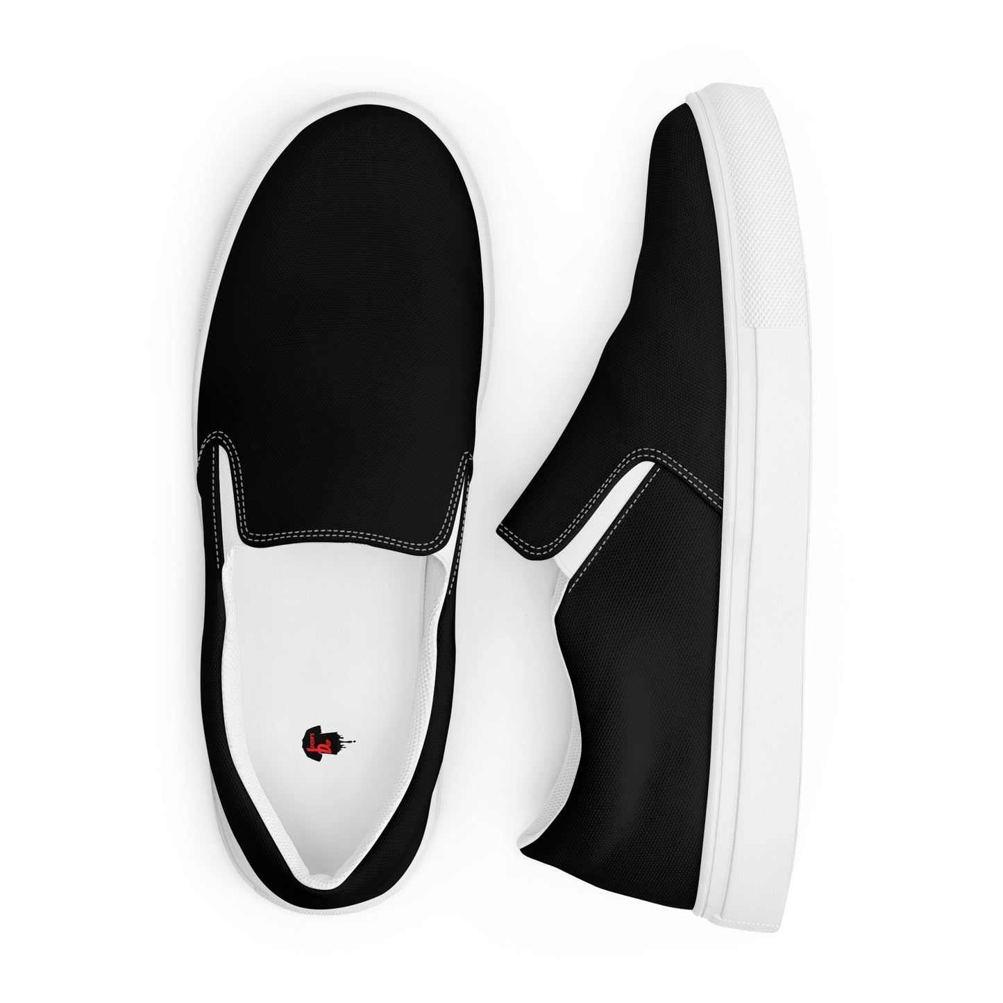 Midnight Black Men's Slip on