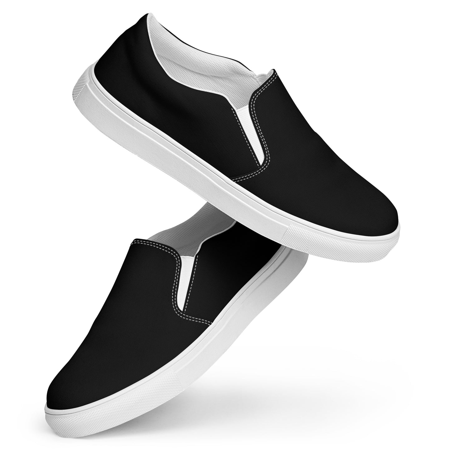 Midnight Black Men's Slip on