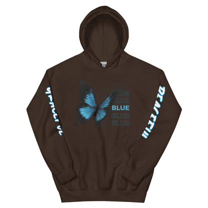 Graceful Blue Hoodie