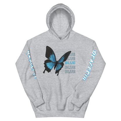 Graceful Blue Hoodie