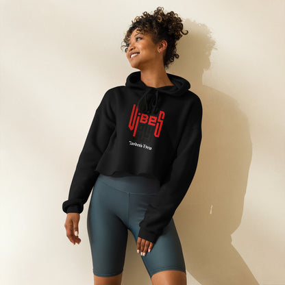 Good Vibes Crop Hoodie