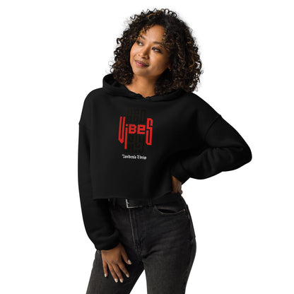 Good Vibes Crop Hoodie