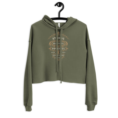 Strong and beautiful Crop Hoodie