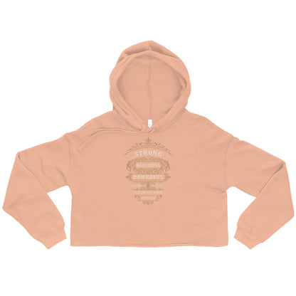 Strong and beautiful Crop Hoodie