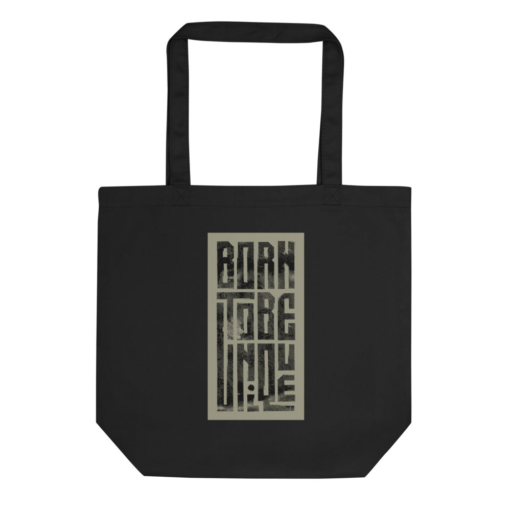 "Born To Be Unique" (Tan) Tote Bag
