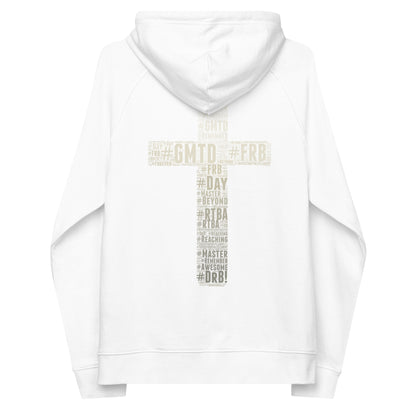 DDM Hashtags Unisex eco raglan hoodie